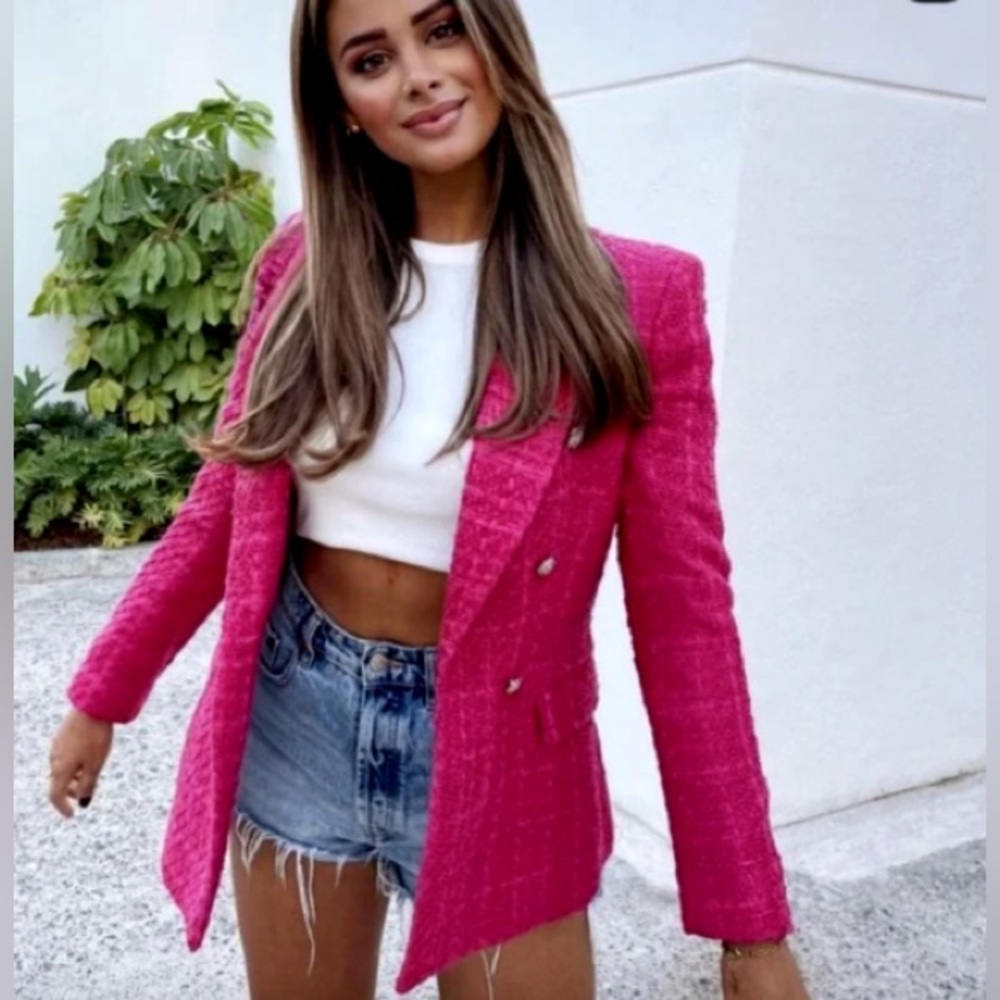 Zara double breasted blazer